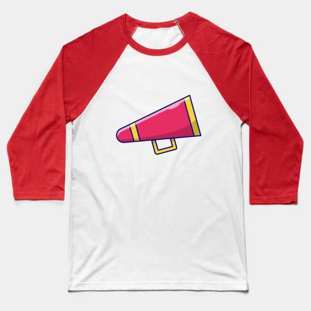 Megaphone Baseball T-Shirt by KH Studio